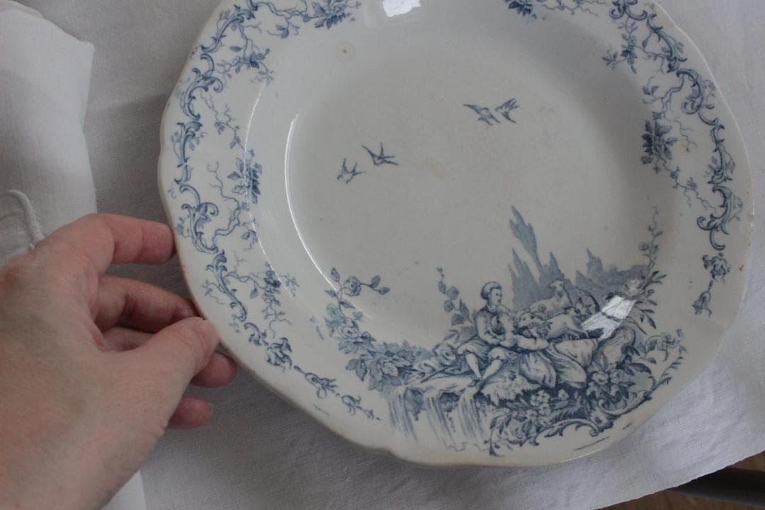 レアGien【ジアン】IDYLLE/フランスアンティーク・D