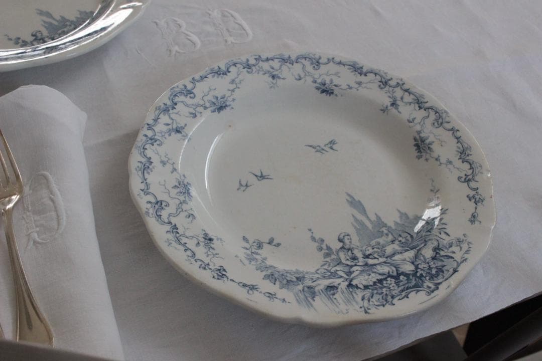 レアGien【ジアン】IDYLLE/フランスアンティーク・D