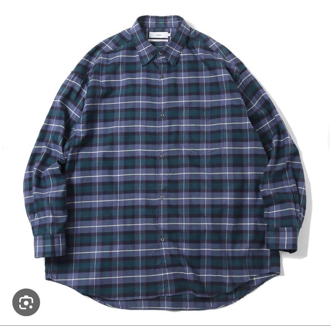 Graphpaper Check Flannel Oversized シャツ