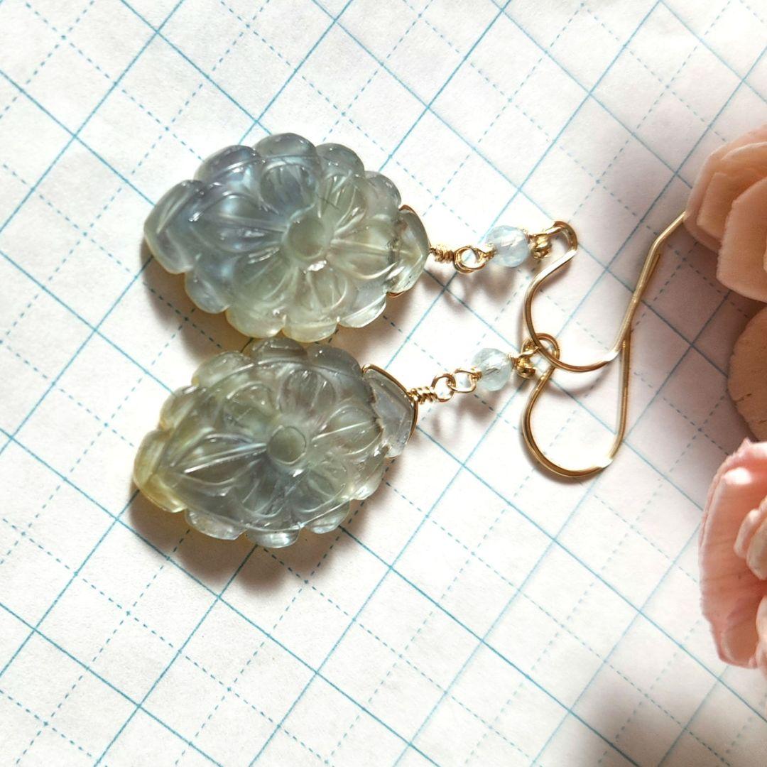 １４kgfピアスフローライトフラワーカービング