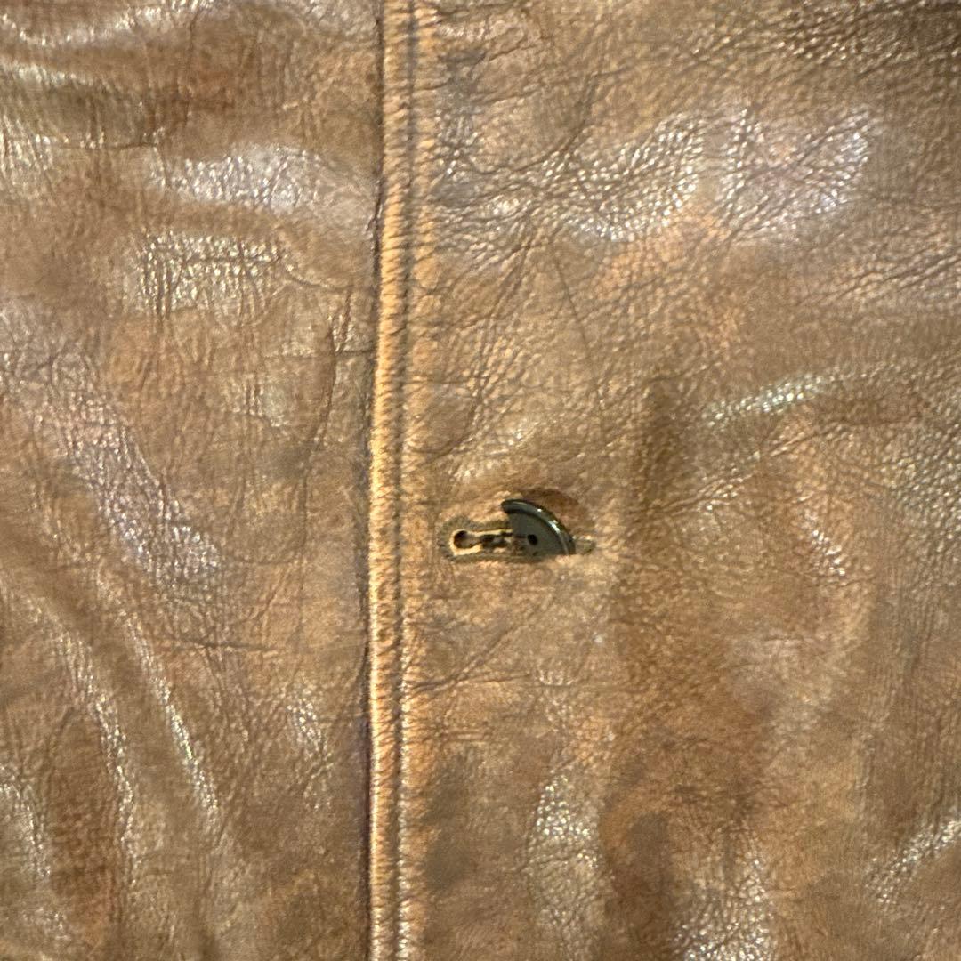 【希少】RRL レザーカーコート M 2020年製 完売品（代えボタン付）