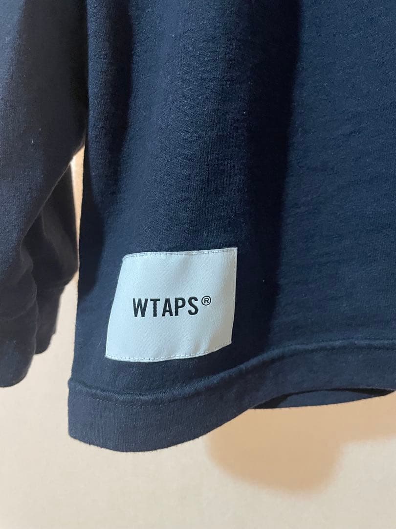 WTAPS 251ATDT-CMS18 NAVY 長袖カットソー美品