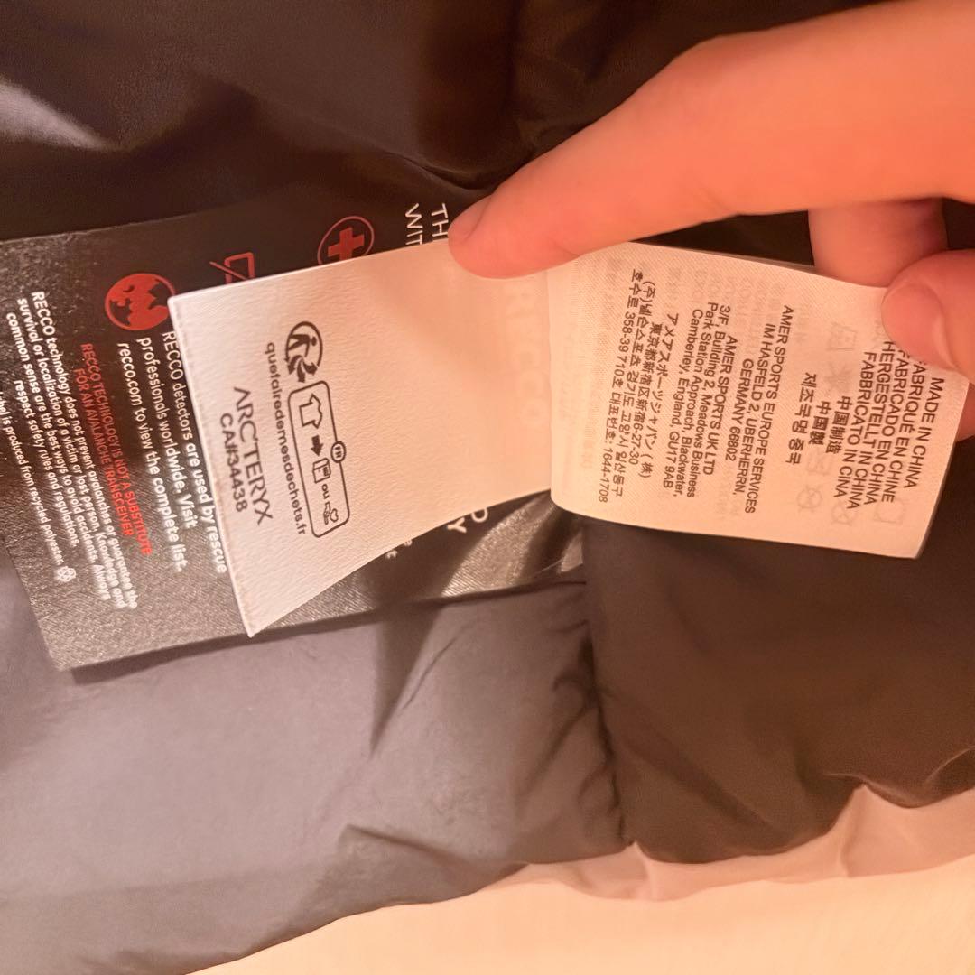 ☆最終値下げ ARC'TERYX ベータインサレーテッドジャケット M