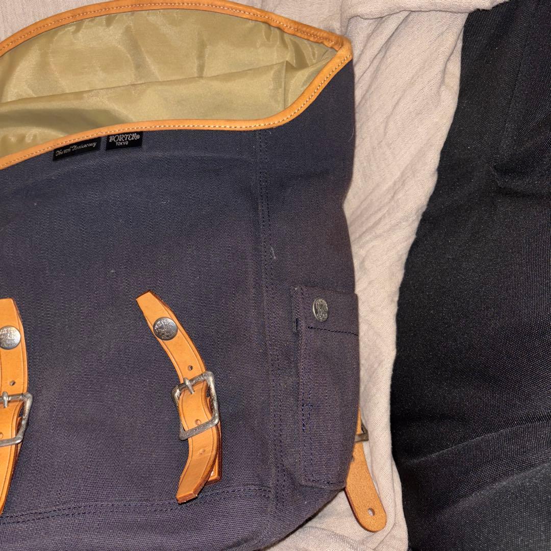 PORTER MAGNUM SHOULDER BAG(S) 防水 ネイビー