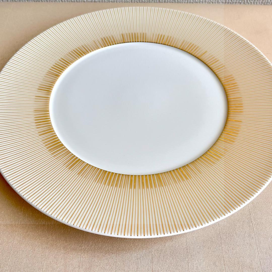 ★新品未使用★フランス製BERNARDAUD　ゴールドプレート　大皿　ディナー皿
