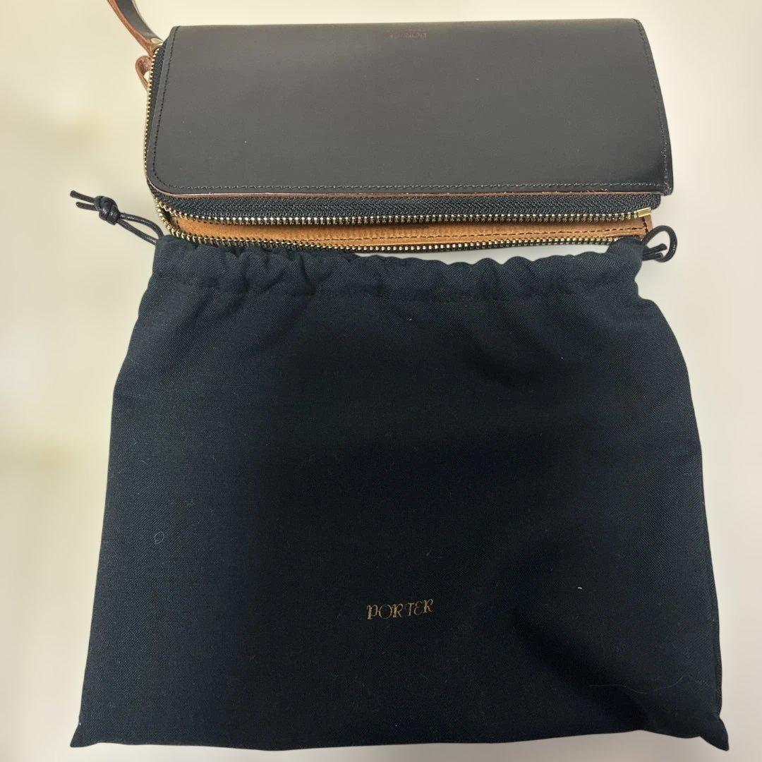 PORTER ブラック レザー 長財布
