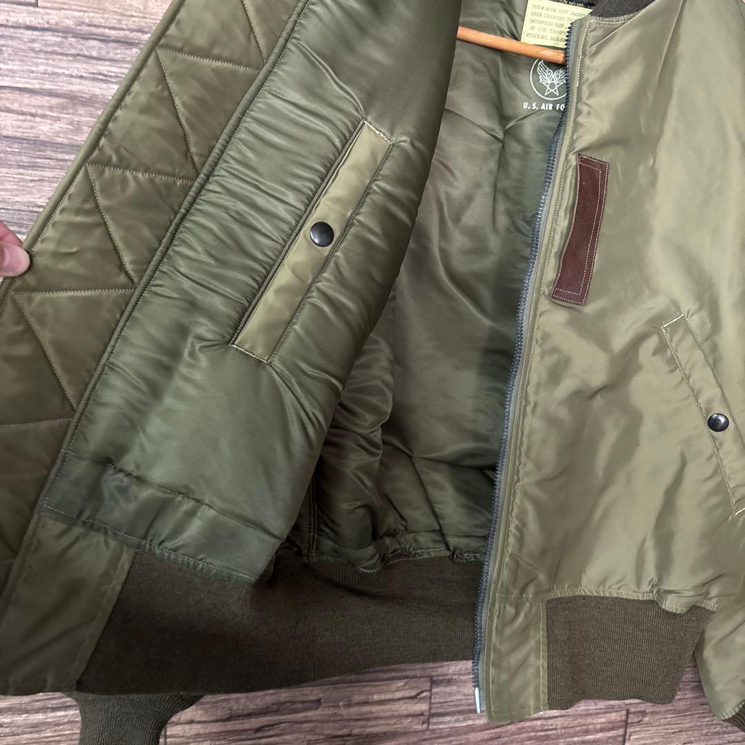 Buzz Rickson'sフライトジャケット　B-15C カーキL