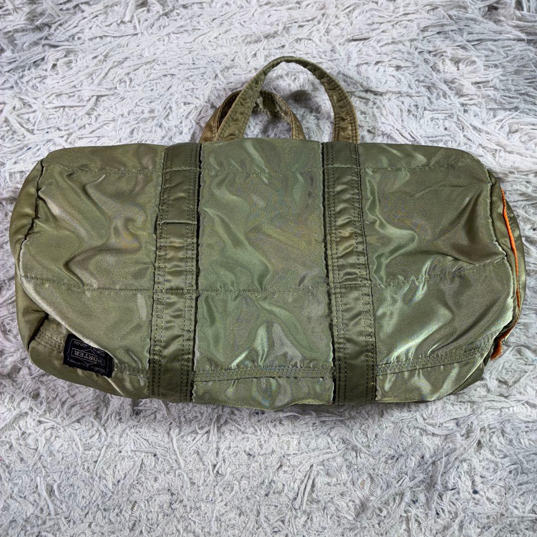 Porter ポーター タンカー ミニボストン ダッフルバッグ（S）カーキ