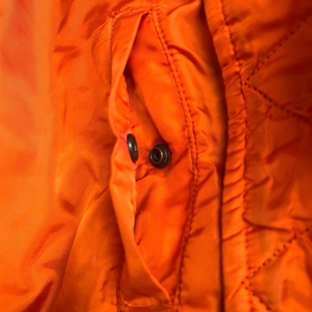 80s ビンテージ ALPHA アルファ MA-1 ブラック L アメリカ製