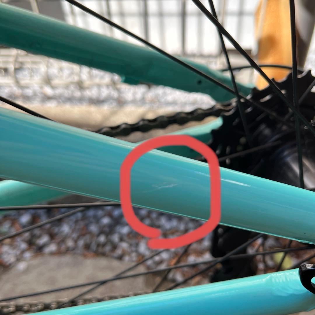Bianchi Pista チェレステ7段変速 子供用クロスバイク　オマケ付