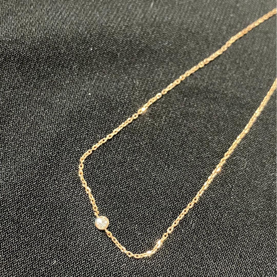 ココシュニック 一粒ダイヤブレスレットK10