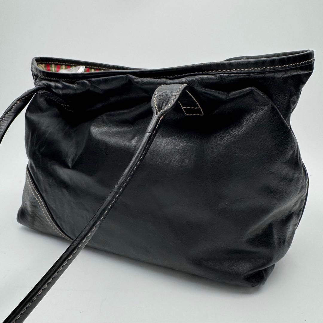 GUCCI グッチ ニューブリット レザー トートバッグ ショルダーバッグ 黒