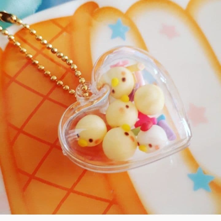 仲良しニワトリ&ひよこ♡ハート