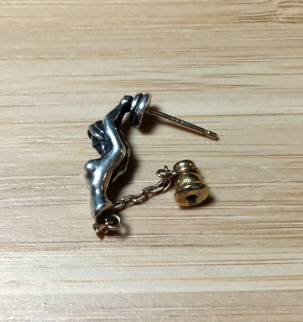 新品未使用 Froid Tiedeur ピアス 片耳 罪と罰 K18 925