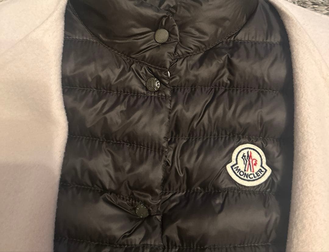 MONCLER ダウンベスト モンクレール sacai コラボ　ブラック