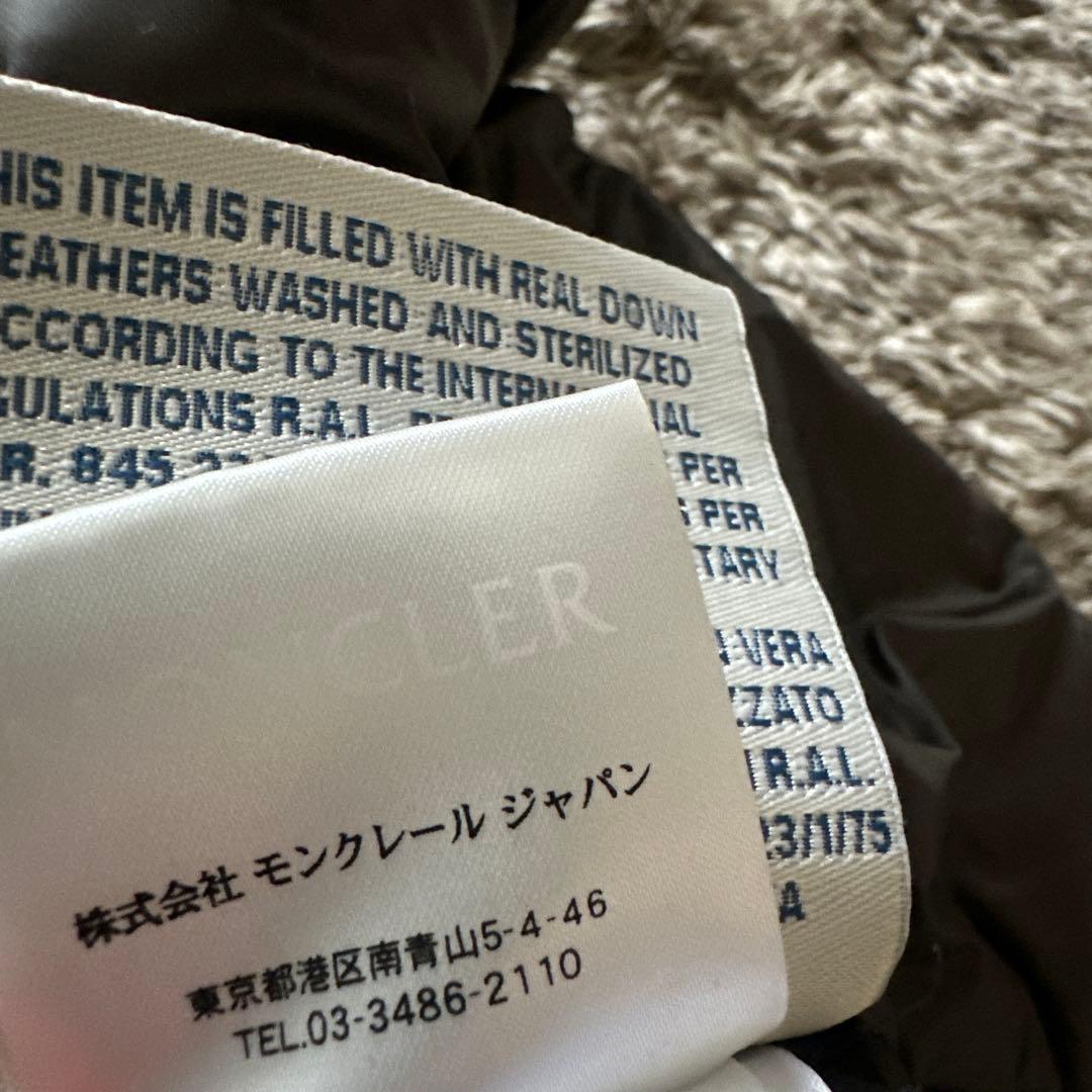 MONCLER ダウンベスト モンクレール sacai コラボ　ブラック