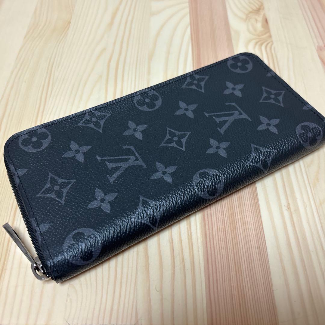 ルイヴィトン モノグラム エクリプス ヴェルティカル 長財布 ブラック