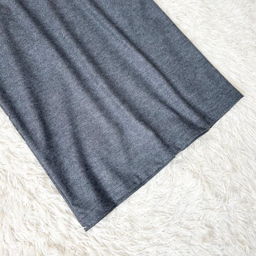 Leilian レリアンホワイトレーベル ドルマンウールワンピース