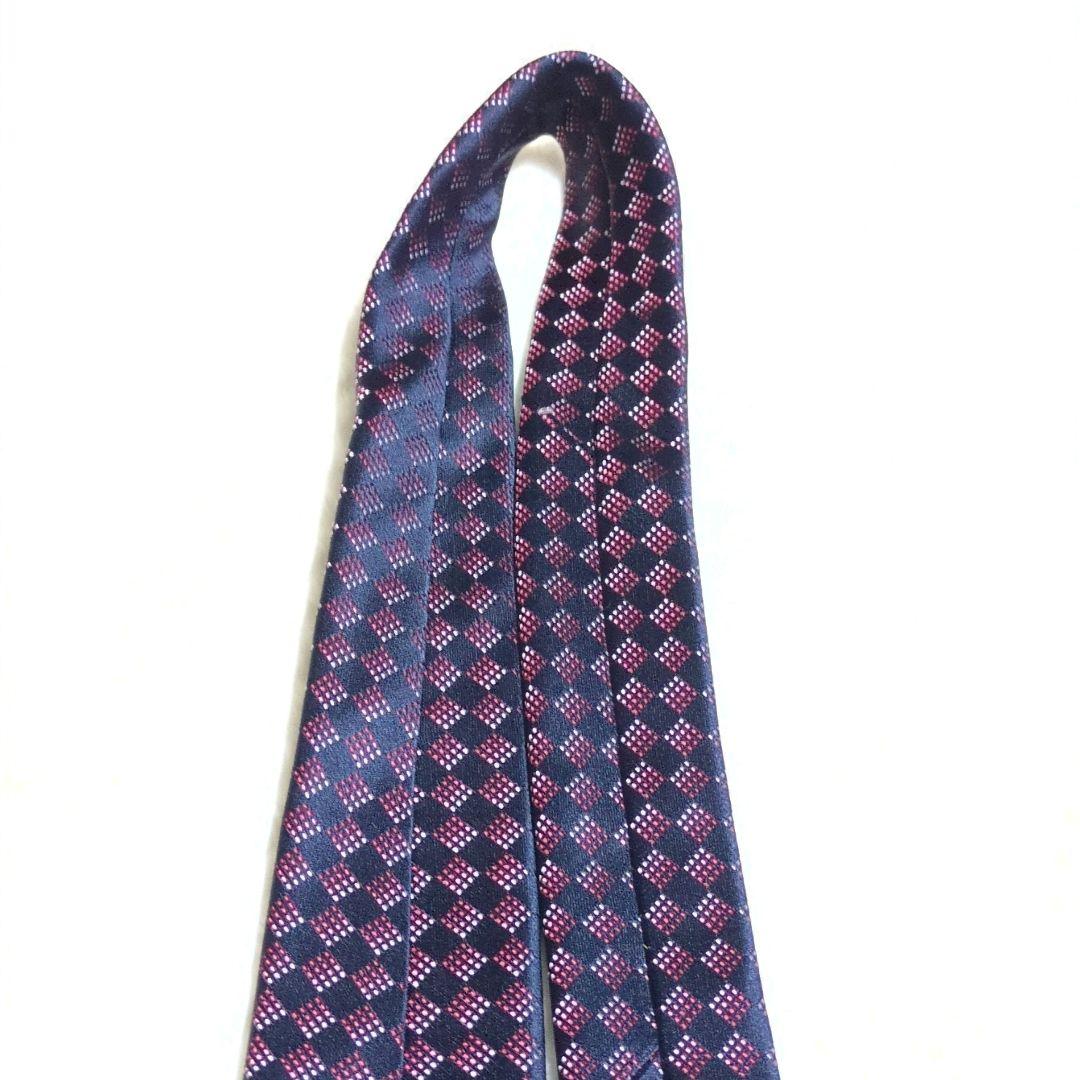 極美品　LOUIS VUITTON　ネクタイ　クラヴァット　ダミエ　あんしん鑑定