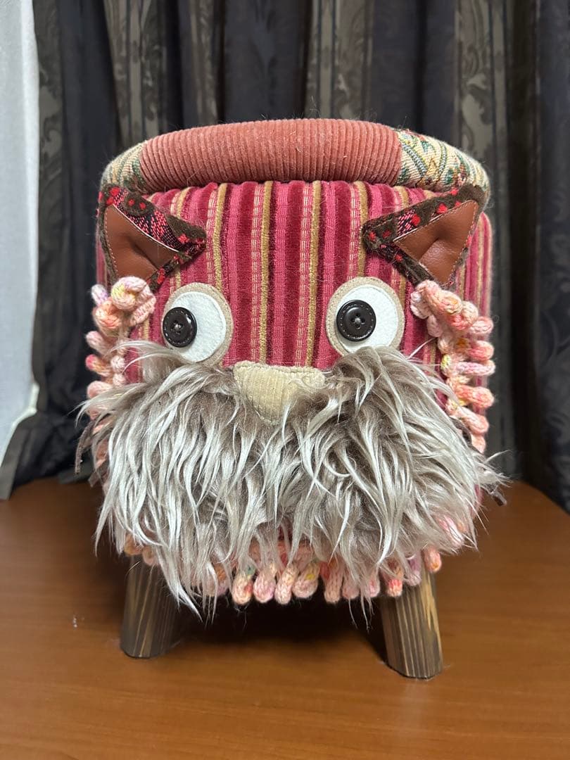 動物デザイン スツール　猫？ライオン？【土日配送】