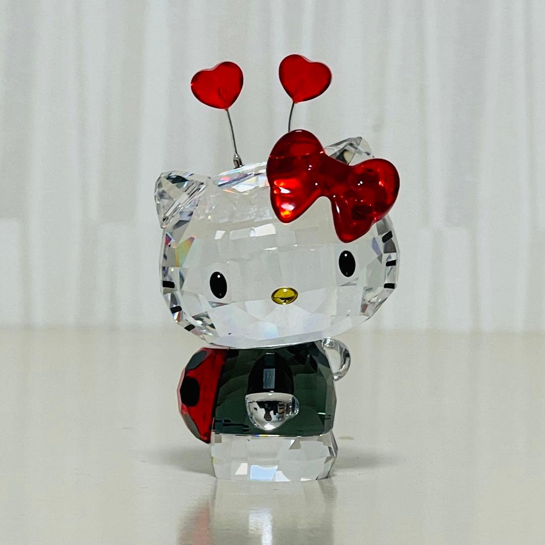 【watarupapa】スワロフスキー ハローキティ てんとう虫