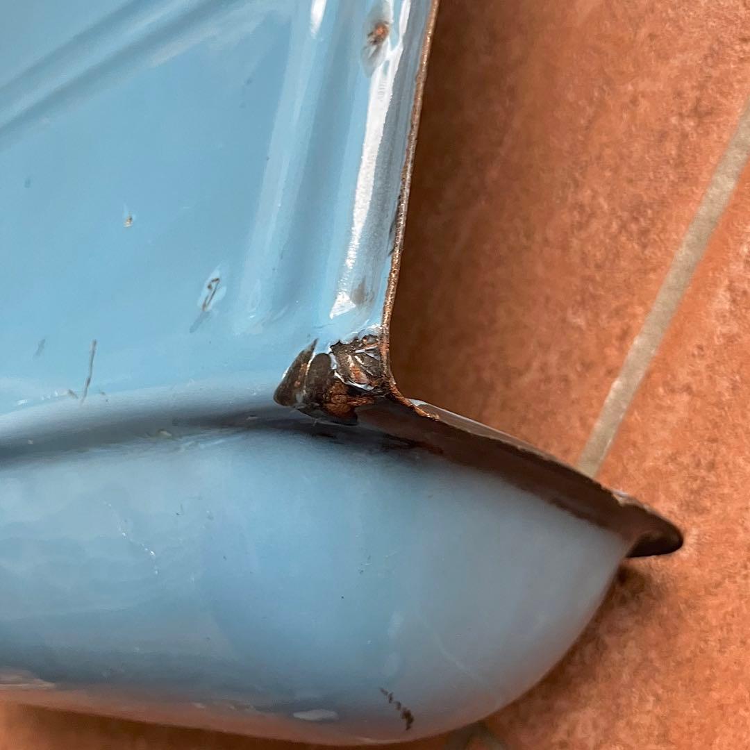 ヴィンテージ エナメル レードル ラック / ホーロー