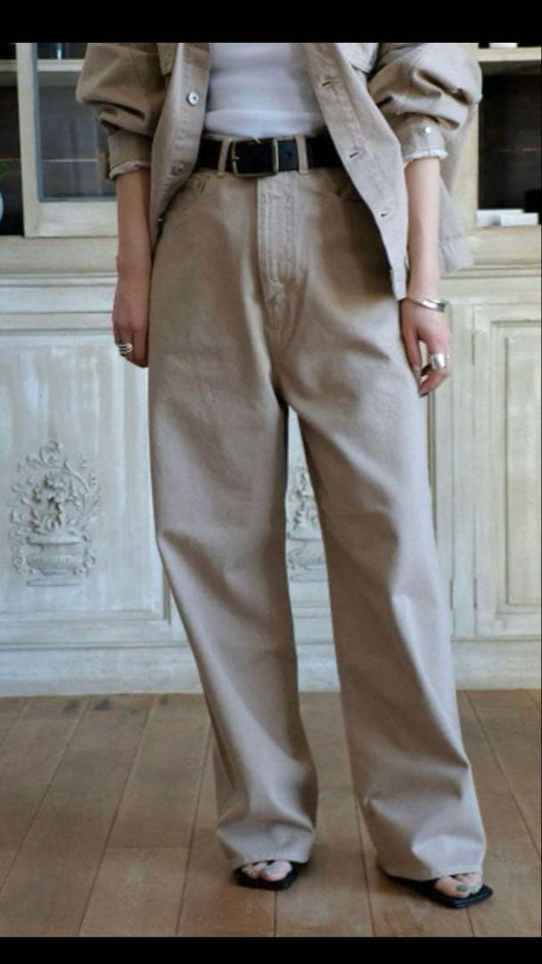 パンツ INSCRIRE 25SS Color Denim Balloon Pants