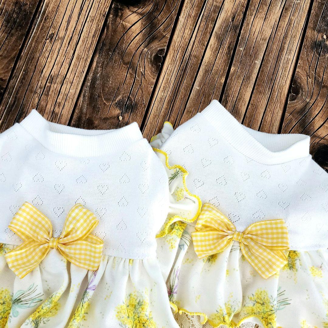 plnmylove様❤ミモザブーケ♡ハンドメイド犬服