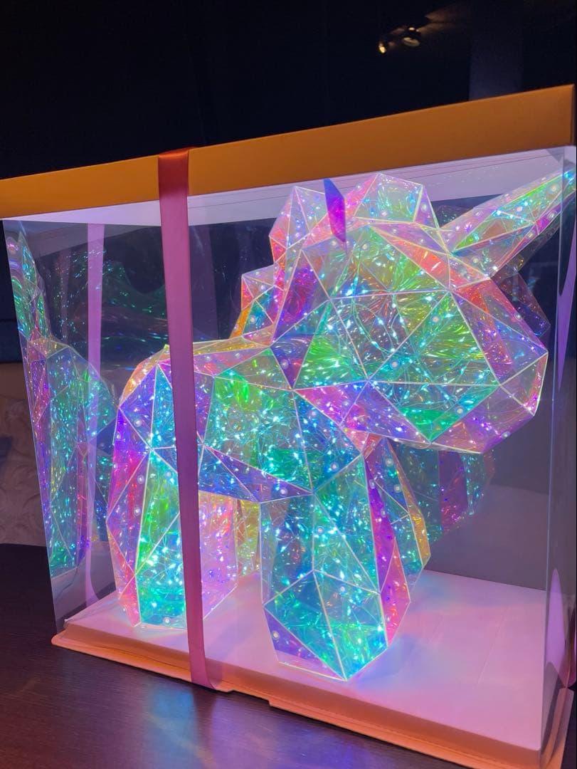 おしゃれライト置物　ユニコーン　未使用品