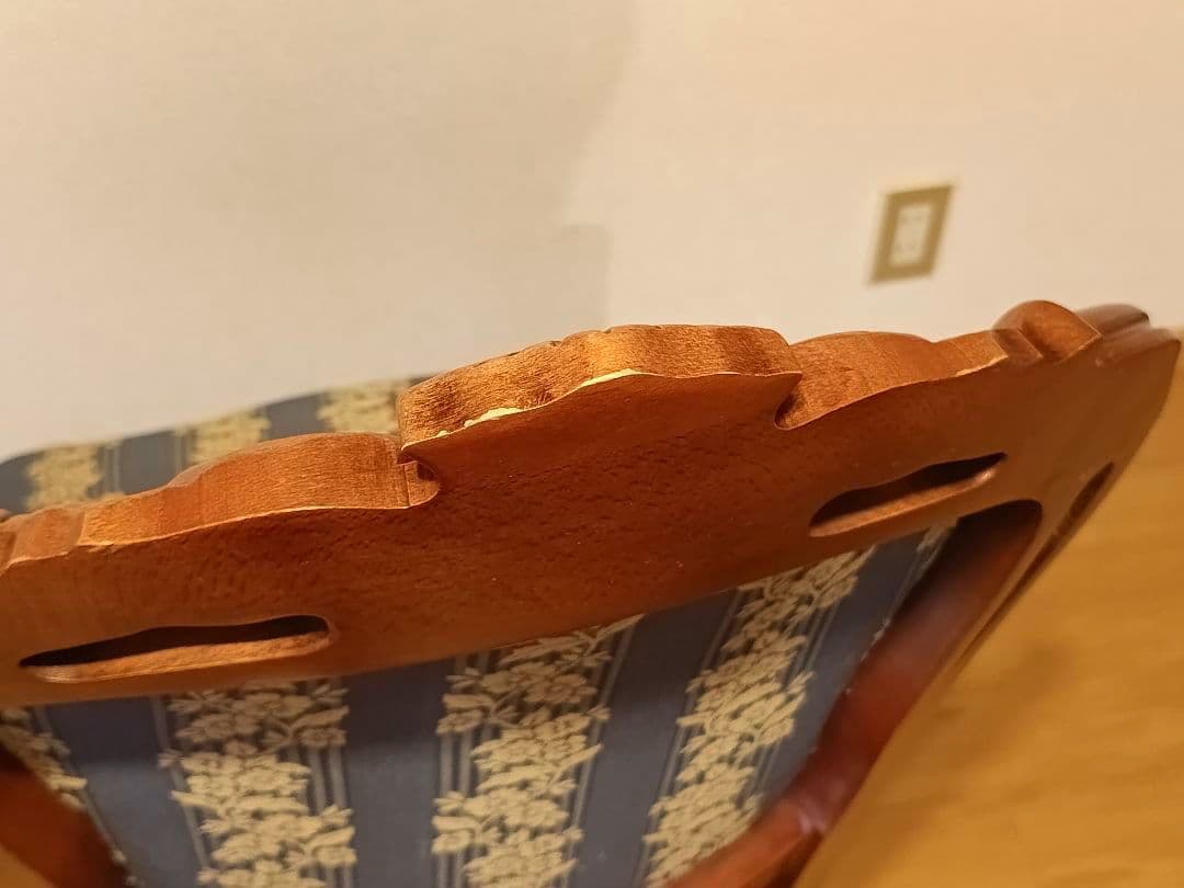 イタリア高級アンティーク調家具 ダイニングチェア リビングチェア 猫脚 A