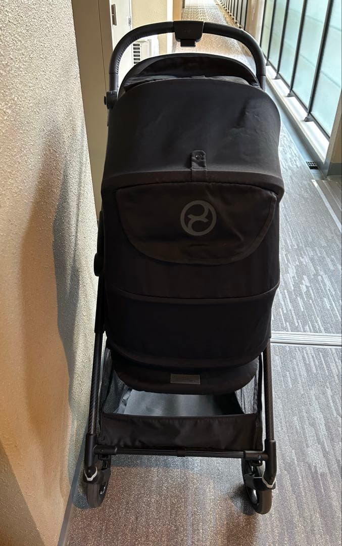 サイベックス　メリオ　ベビーカー　黒 2022年　付属品、説明書あり　美品　AB