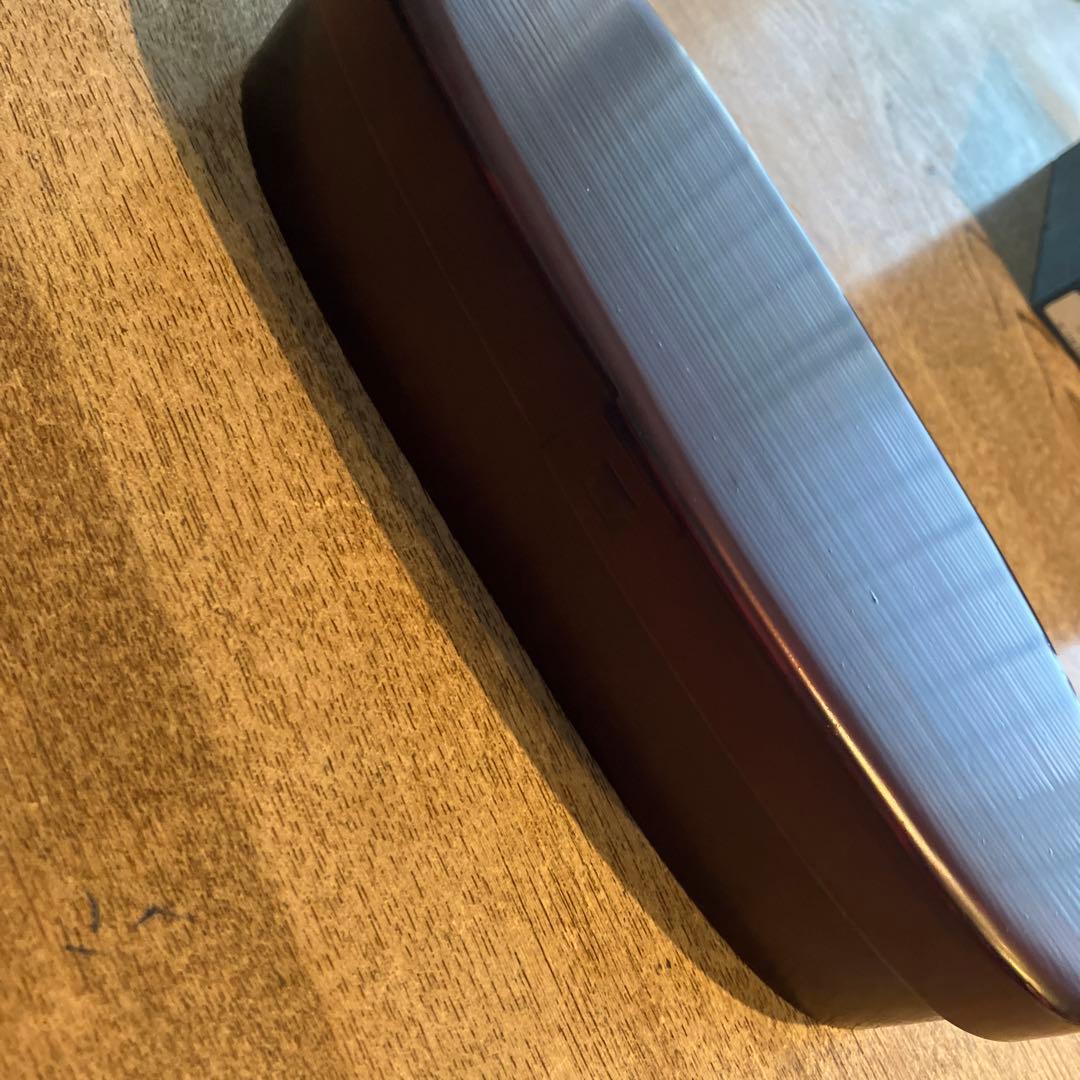 柴田慶信商店シバキ塗り 長手弁当箱　小サイズ　 仕切り板付き　　箱付き