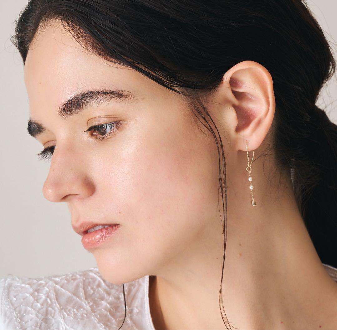 本日お値引き中【新品未使用】アガット K10アコヤパールピアス