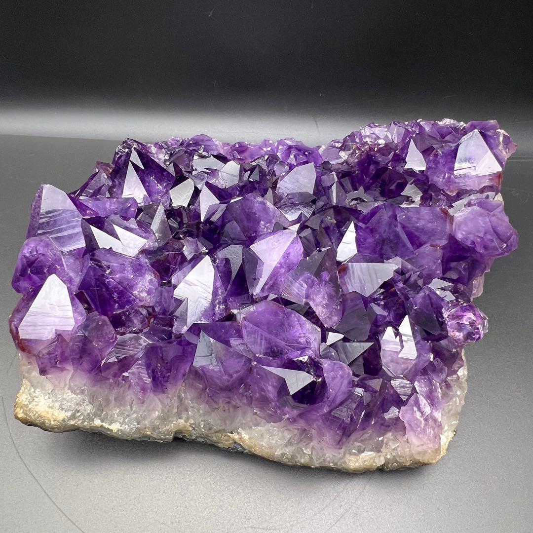 ✳️✨最高峰の濃紫ハイパワー✨極大結晶 レインボー アメジストクラスター 天然石