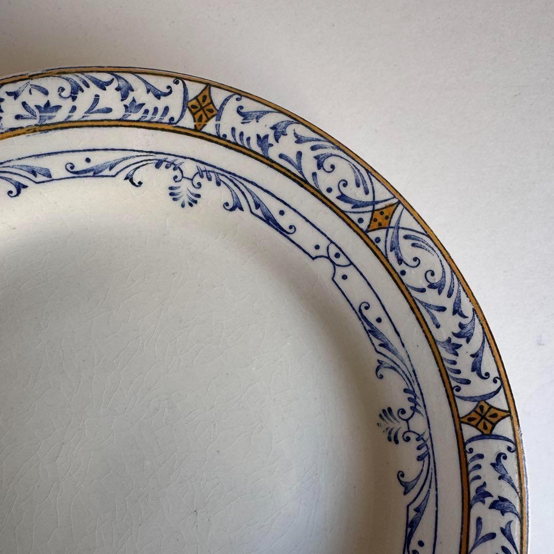 フランスアンティーク　クレイユ　Colbert　ケーキスタンド　コンポティエ