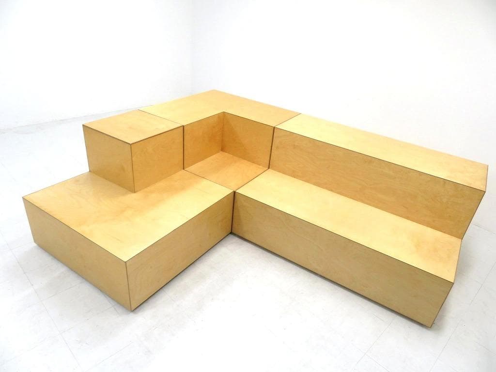 展示品　knoll ノール　ロックウェル　ベンチ　ソファ　3点セット　高級