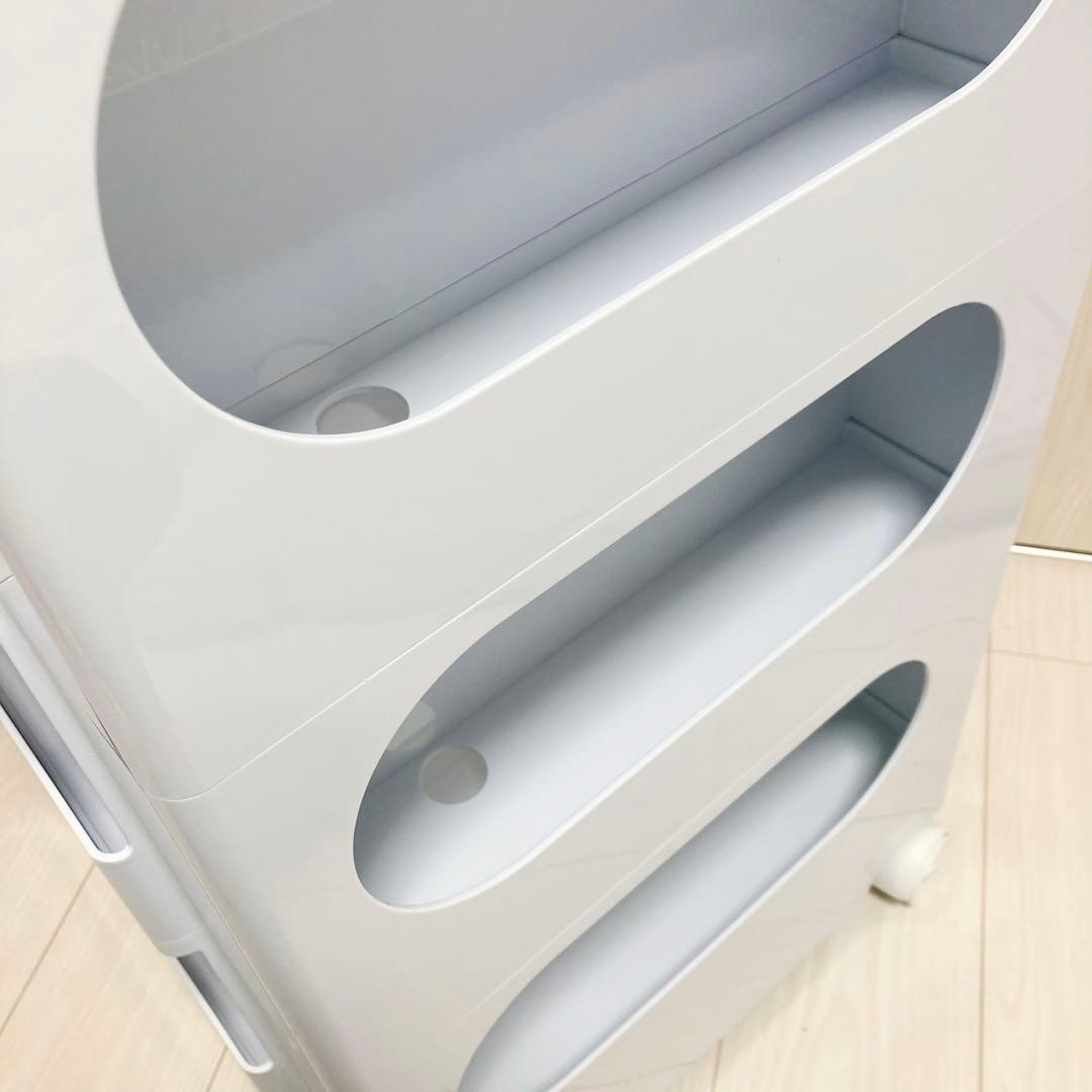 美品◆ボビーワゴン リプロダクト レプリカ　ホワイト　サイドワゴン キャスター