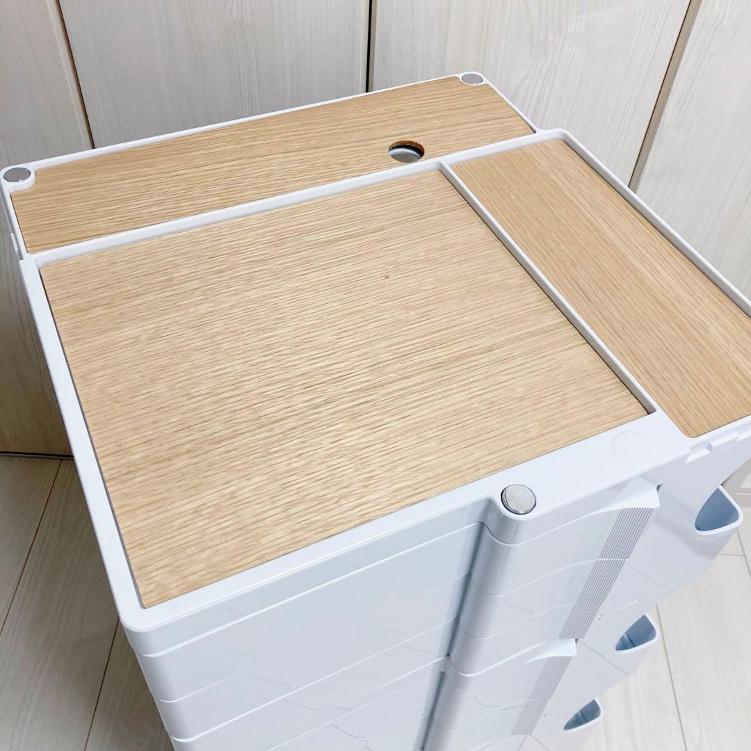 美品◆ボビーワゴン リプロダクト レプリカ　ホワイト　サイドワゴン キャスター