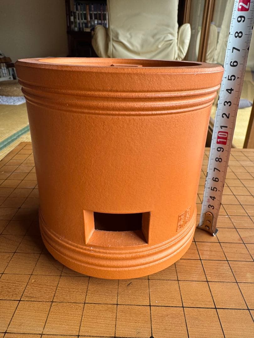 涼爐 陶工 茶道具 在銘