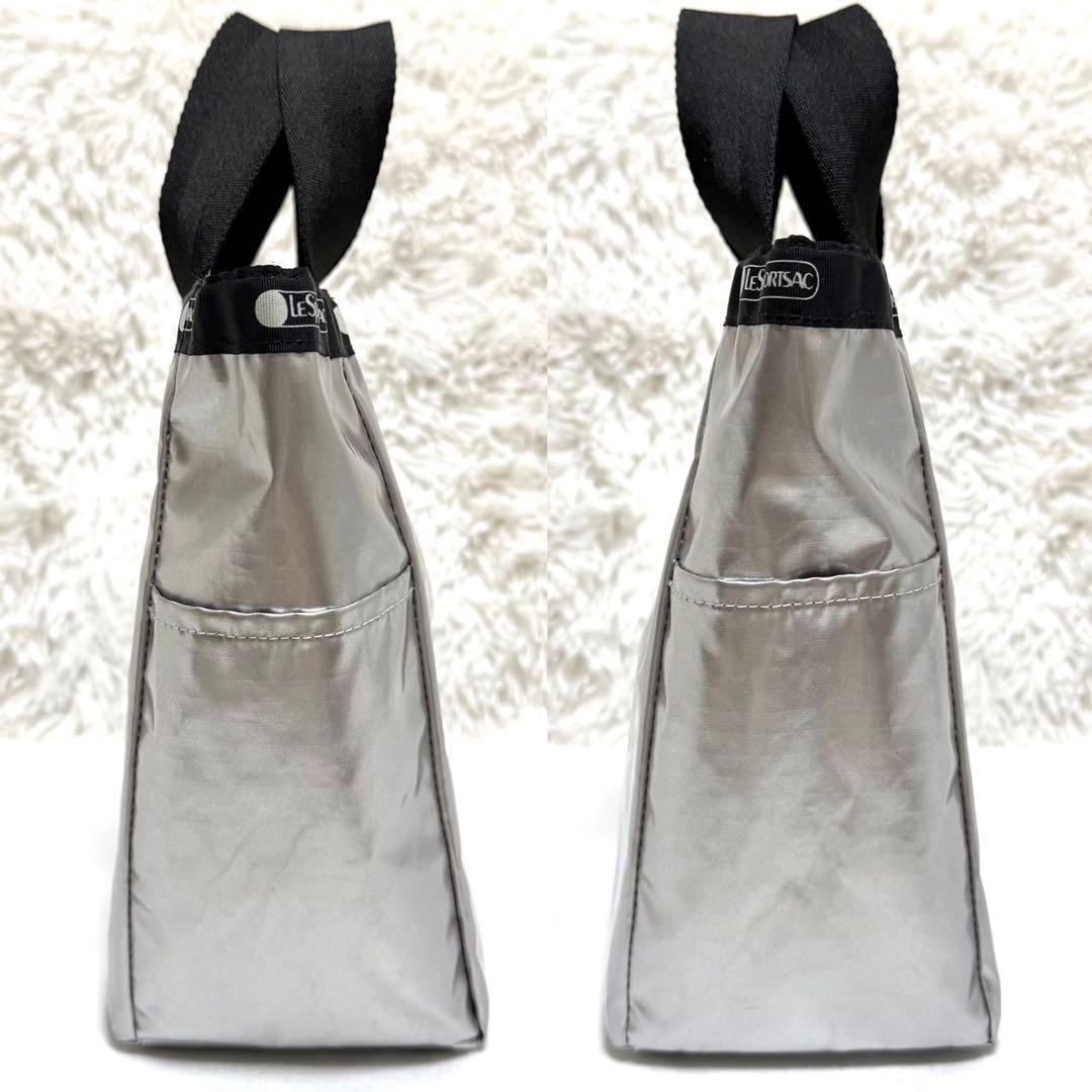 美品 アダムエロペ レスポートサック リバーシブル トート バッグ ブラック