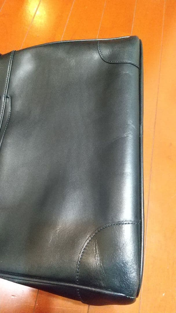 美品　傳濱野 クラシック トートバッグ レザー A4 黒