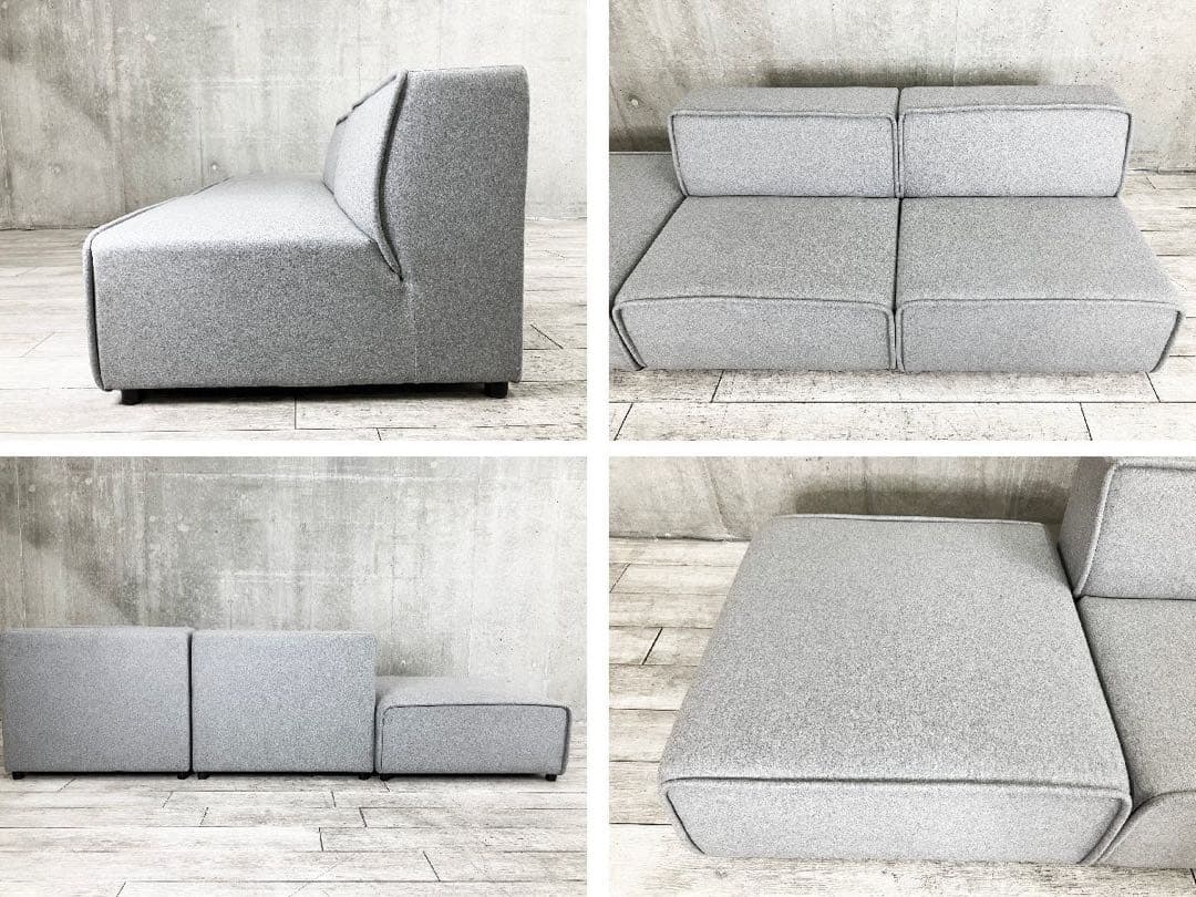 BoConcept ボーコンセプト Grosso グロッソ アームレス3pソファ