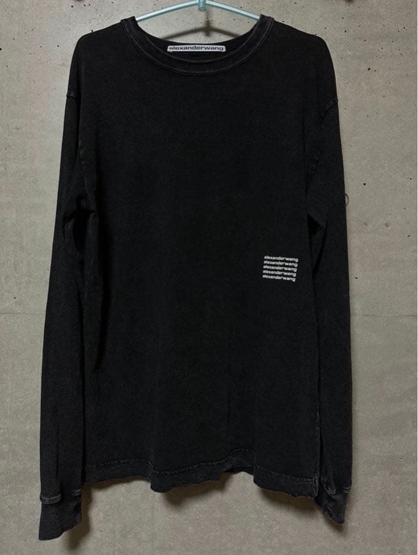 アレキサンダーワン アシッドウォッシュ ロンT S しょーきち着用