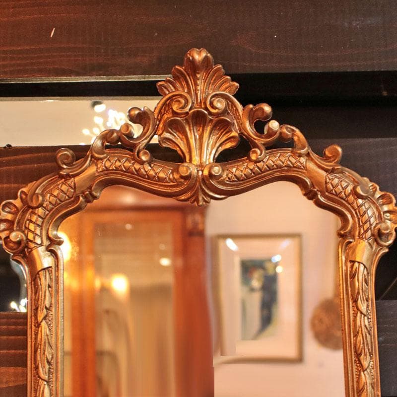 ウォールミラー イタリア製 ゴールド 金 壁掛け 124-676