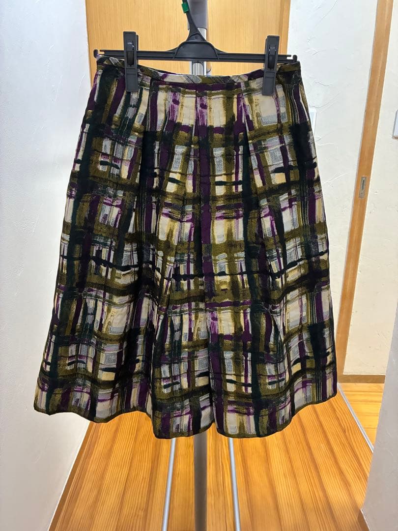 美品⚫︎シビラリモンタチェックスカートM