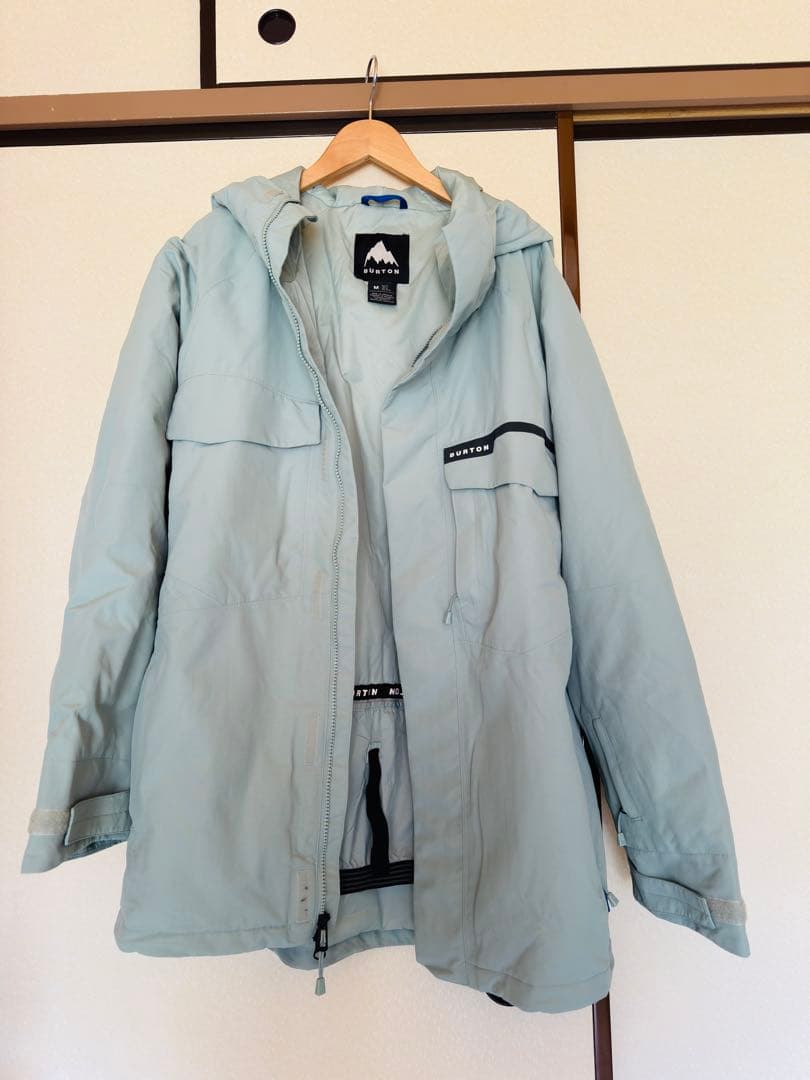 BURTON スノーボードジャケット M ライトブルー