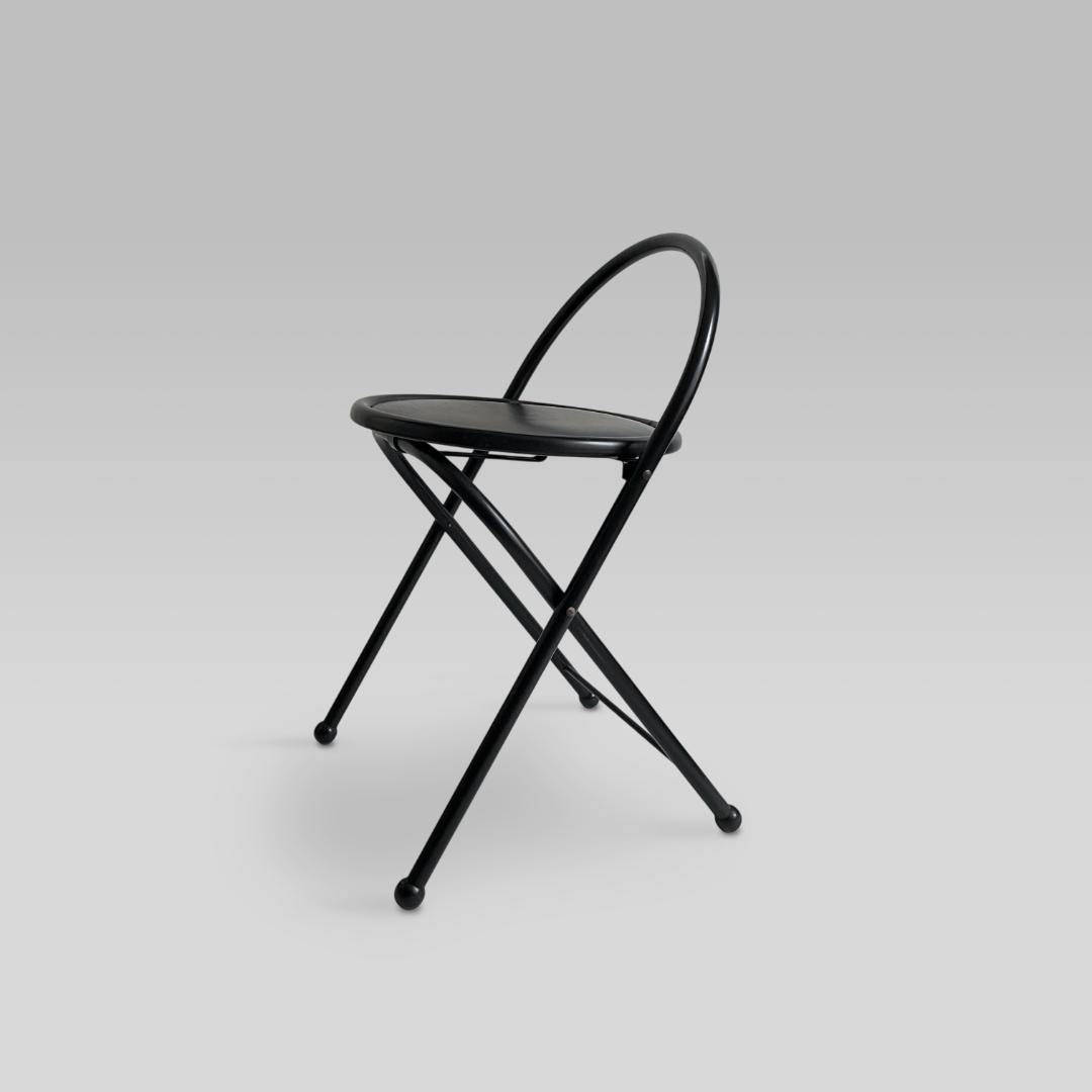 1980s【ポストモダン】ヴィンテージ スチール フォールディングチェア 椅子