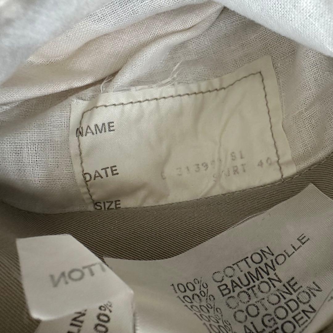 【状態良好】80s アクアスキュータム トレンチコート カーキ　英国製 古着