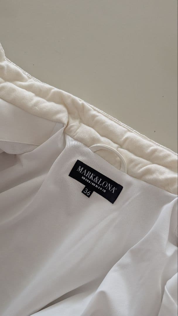 マークアンドロナ　コード　レディース　ダウン半袖ジャケット