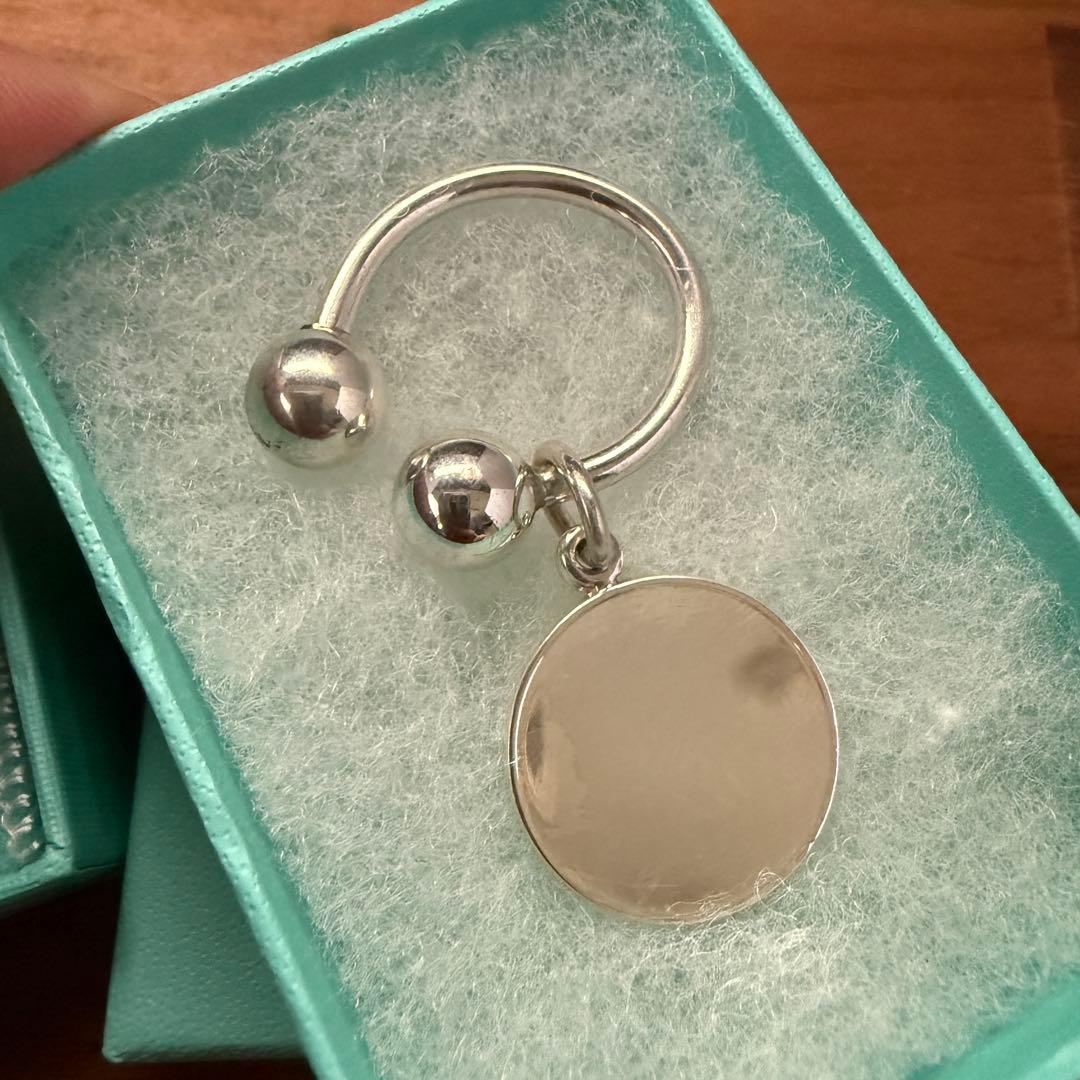 ティファニー　希少　キーリング　キーホルダー　純銀　　SV999